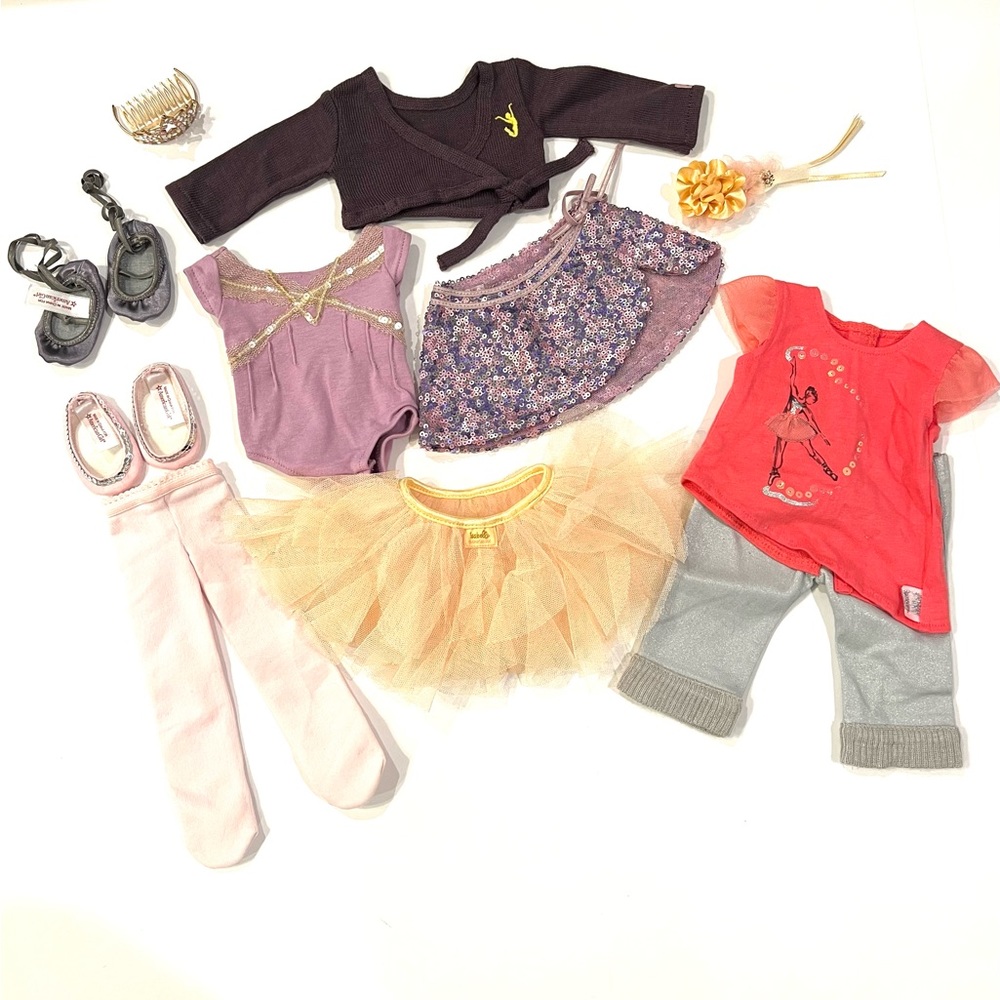 American Girl Doll Isabelle ballerina outfits.